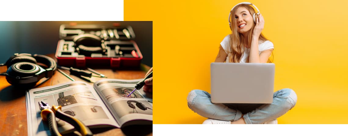 Kopfhörer-Reparatur