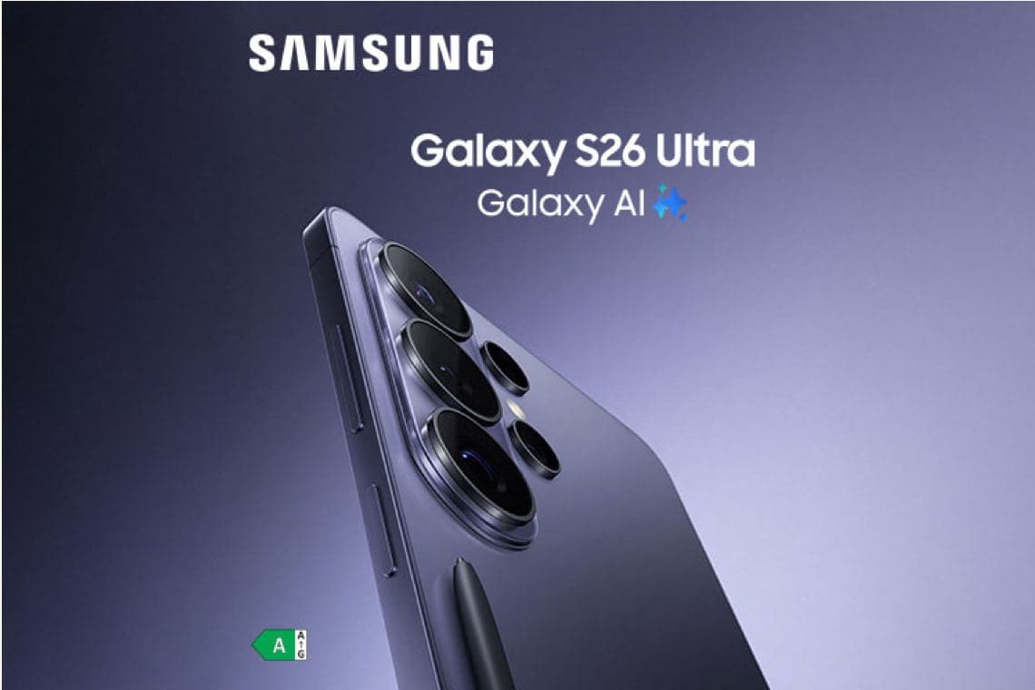 Samsung Galaxy S26 Ultra mit Galaxy AI – Nahaufnahme des Smartphones mit mehreren Kameralinsen.